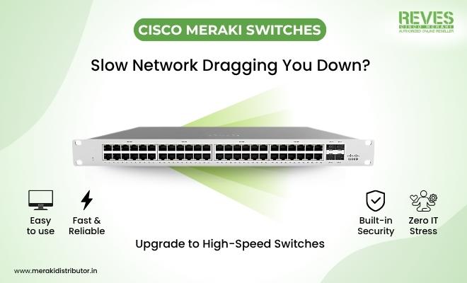 Cisco Meraki network device for high-speed connectivity.